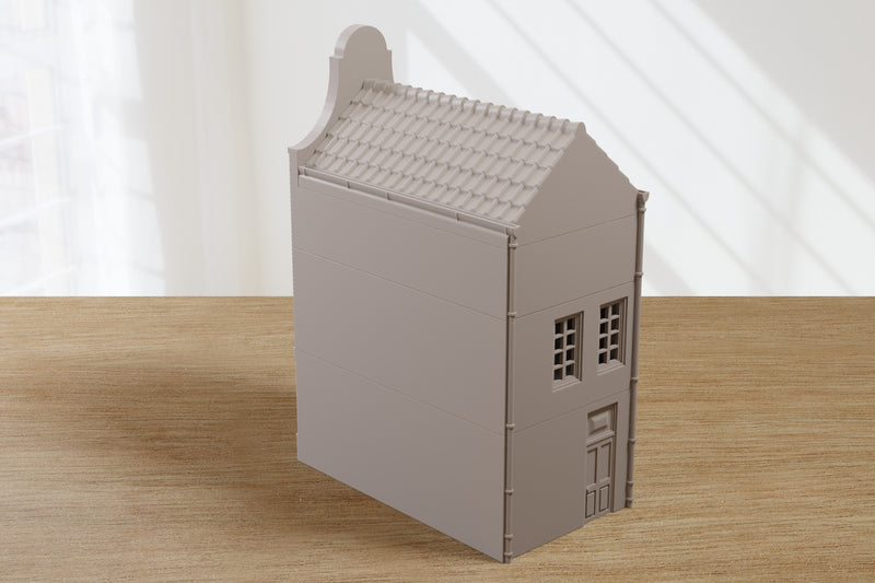 Dutch Canal Gable House - Delft 3 - Digital Download .STL file for 3D Printing