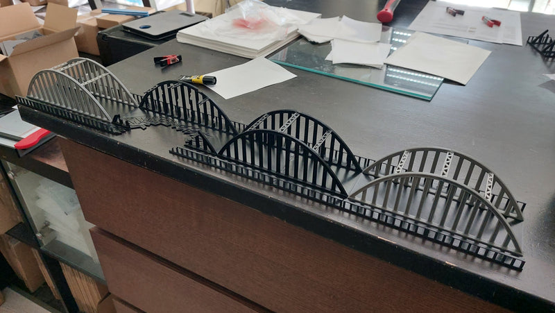 Arch Steel Bridge - Digital Download .STL Files for 3D Printing