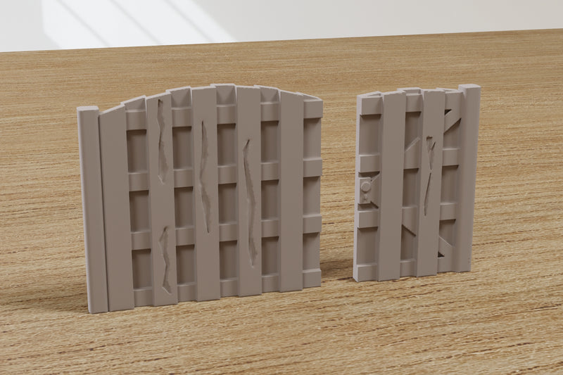 Dutch Backyard Garten Wooden Walls - Digital Download .STL file for 3D Printing