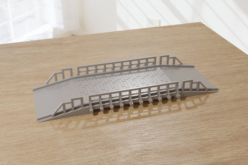 Wooden Bridge - Digital Download .STL Files for 3D Printing