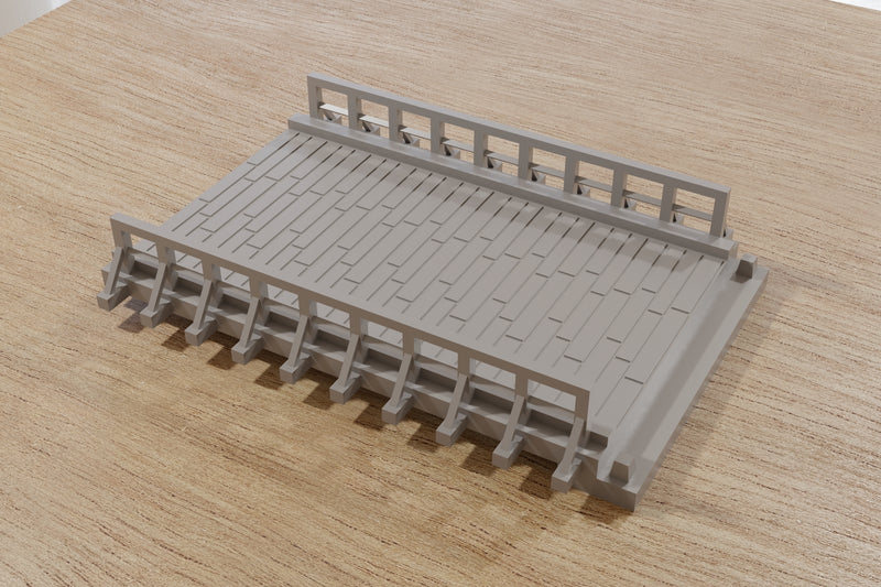 Wooden Bridge - Digital Download .STL Files for 3D Printing