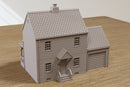 American Classic Suburban House with Garage DS2 - Digital Download .STL file for 3D Printing