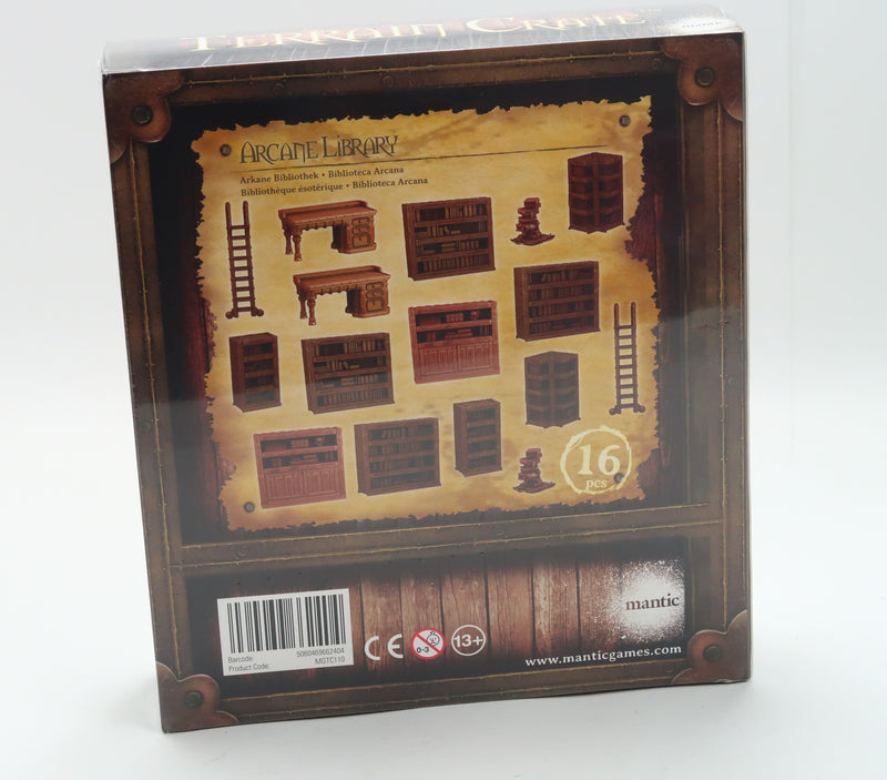Terrain Crate: Arcane Library – 28mm–32mm Fantasy Terrain Set