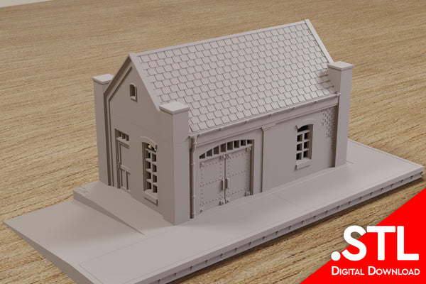 Carentan Train Station Warehouse - Digital Download .STL file for 3D Printing