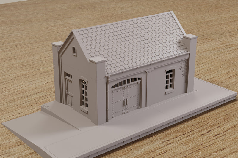 Carentan Train Station Warehouse - Digital Download .STL file for 3D Printing