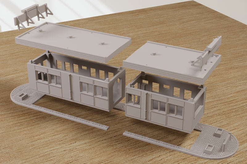 Checkpoint Charlie – Berlin 1989 Wargaming Terrain - Digital Download .STL file for 3D Printing