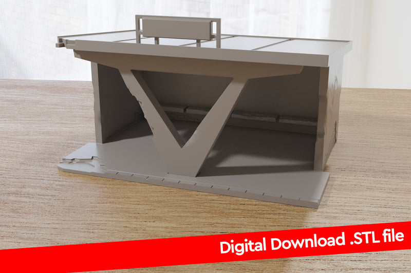 Soviet Bus Stop Zona Alfa - Digital Download .STL Files for 3D Printing