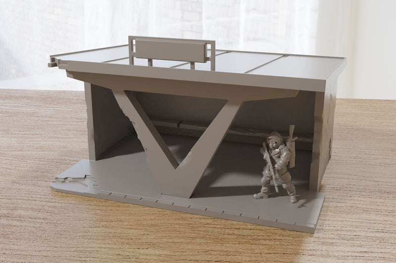 Soviet Bus Stop Zona Alfa - Digital Download .STL Files for 3D Printing