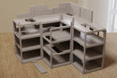 Verlassenes Industriegebäude STL – 28mm Modulare Ruinenfabrik | Zona Alfa / Postapokalyptisches Wargaming-Gelände – Digitaler Download .STL-Datei für 3D-Druck