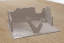 Destroyed Soviet Bus Stop - Zona Alfa Wargaming Terrain - Digital Download .STL file for 3D Printing