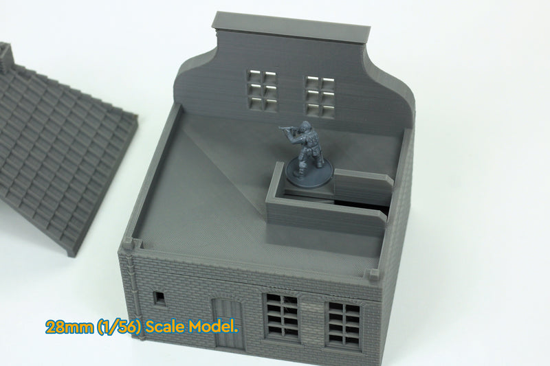 Dutch Village Hals Gevel DV HG T1 - Digital Download .STL Files for 3D Printing