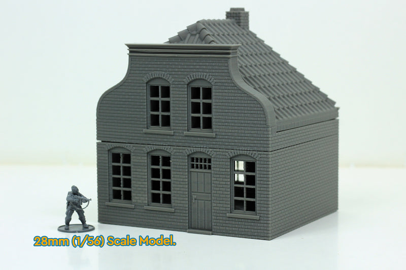 Dutch Village Hals Gevel DV HG T1 - Digital Download .STL Files for 3D Printing