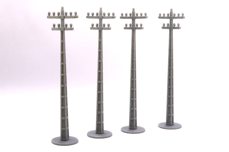 Euro Asian Telephone Pole - Digital Download .STL Files for 3D Printing