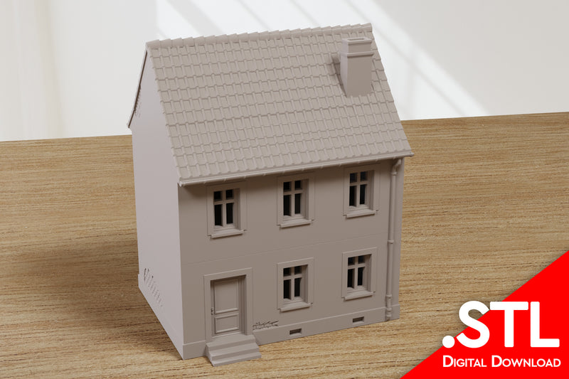 German Fulda Region House DS2 - Digital Download .STL Files for 3D Printing