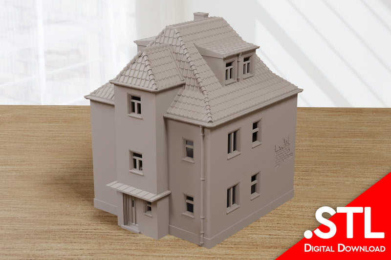 German Fulda Region House DS3 - Digital Download .STL Files for 3D Printing