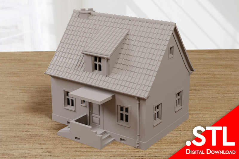 German Fulda Region House SS1 - Digital Download .STL Files for 3D Printing