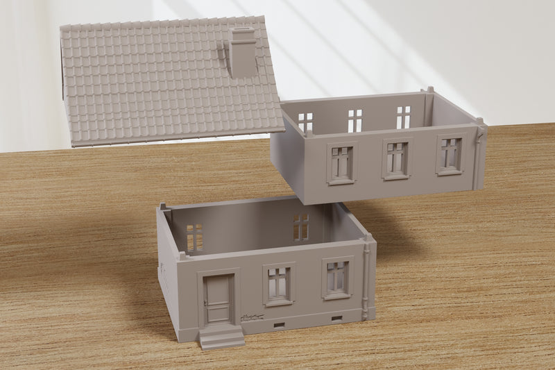 German Fulda Region House DS2 - Digital Download .STL Files for 3D Printing