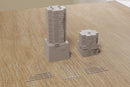 Georgian Brutal Cross – Ruined Monument Terrain STL for Grimdark Crusade Wargames