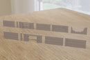 Heavy Soviet Concrete Wall Set - Digital Download .STL file for 3D Printing