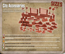 Terrain Crate: City Accessories – Modern Urban Terrain Set (28mm Scale)