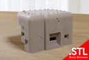 Maginot Line Block B303 Bunker - WW2 Miniature Wargaming Terrain - Digital Download .STL file for 3D Printing