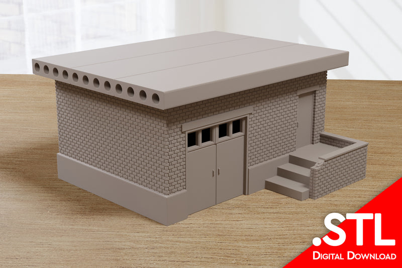 Soviet Mid Size Utilities Shed - Digital Download .STL Files for 3D Printing