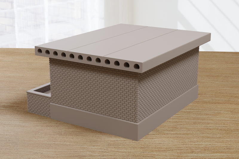 Soviet Mid Size Utilities Shed - Digital Download .STL Files for 3D Printing