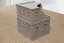 Normandy Carentan - Bank Building – Intact, Damaged & Ruined Versions Wargaming Terrain - Digital Download .STL file for 3D Printing