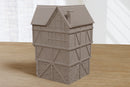 Quartier médiéval de la vie nocturne, Corner House H4 - WW2 Terrain de jeu de guerre miniature - Téléchargement numérique : fichier .STL pour impression 3D