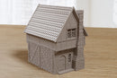 Quartier médiéval de la vie nocturne Maison H3 - WW2 Terrain de jeu de guerre miniature - Téléchargement numérique : fichier .STL pour impression 3D