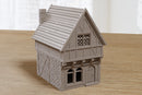 Quartier médiéval de la vie nocturne Maison H3 - WW2 Terrain de jeu de guerre miniature - Téléchargement numérique : fichier .STL pour impression 3D
