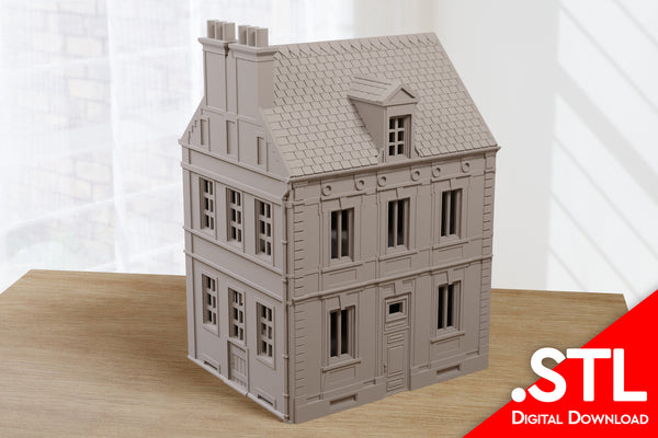 Normandy Row Cottage TS13 - Digital Download .STL Files for 3D Printing