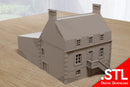Dead Man's Corner House with Barn – Normandy Farmhouse - Digital Download .STL file for 3D Printing