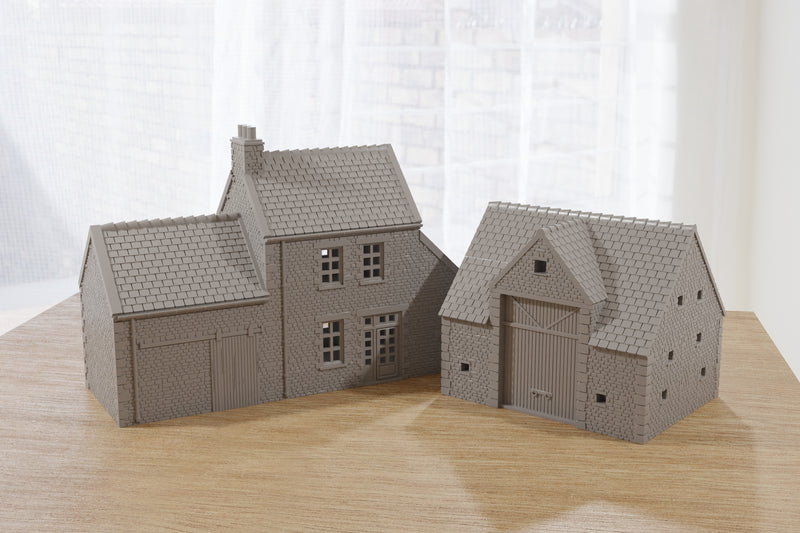 Normandy Farm Set (Bundle) - Digitaler Download .STL-Dateien für den 3D-Druck