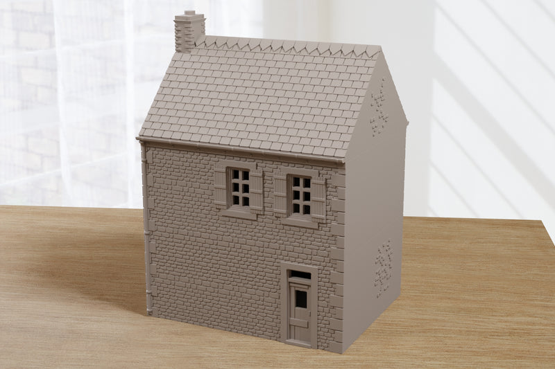 Normandy Row Cottage TS11 - Digital Download .STL Files for 3D Printing