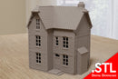 North France Townhouse NFC02 - WW1 - WW2 Miniature Wargaming Terrain - Digital Download .STL file for 3D Printing