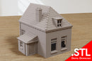 Oosterbeek Brick Row House SS01 - Operation Market Garden Inspired - Digital Download .STL file for 3D Printing