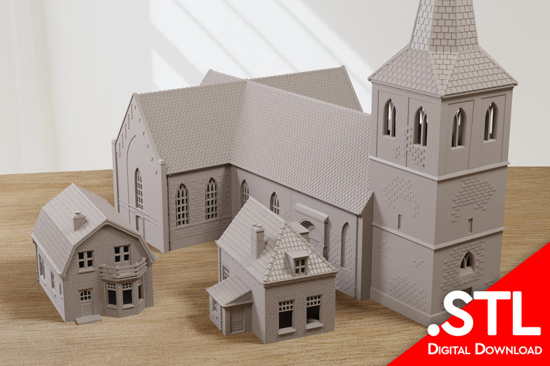 Oosterbeek Set – Operation Market Garden - Digital Download .STL file for 3D Printing