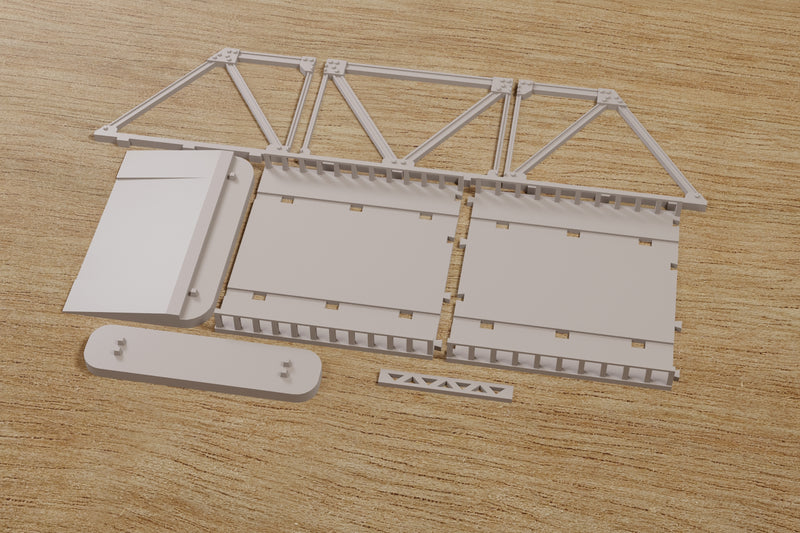 Pratt Truss Bridge - Digital Download .STL file for 3D Printing