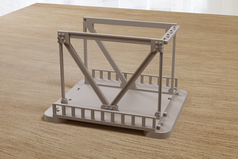 Pratt Truss Bridge - Digital Download .STL file for 3D Printing