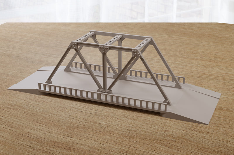 Pratt Truss Bridge - Digital Download .STL file for 3D Printing