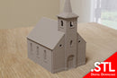 Chapelle Sainte-Barbe des Ardennes – Bataille des Ardennes - Téléchargement numérique : fichier .STL pour impression 3D