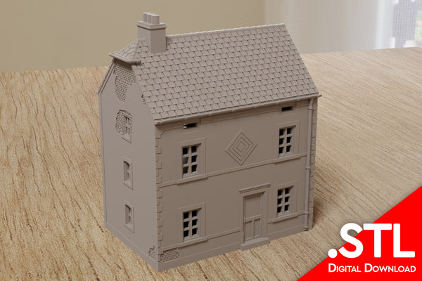 Ardennes Foy Village Cottage – Battle of the Bulge - Digital Download .STL file for 3D Printing