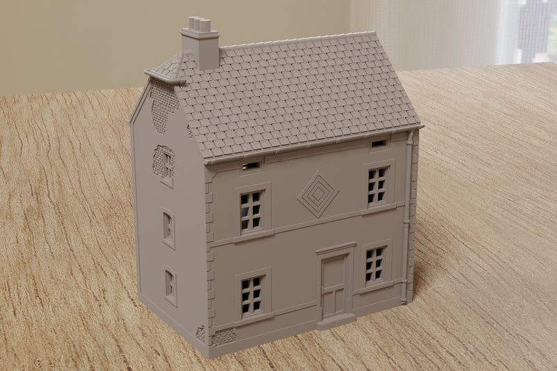 Maisonnette du village de Foy, Ardennes – Bataille des Ardennes - Téléchargement numérique (fichier .STL) pour impression 3D