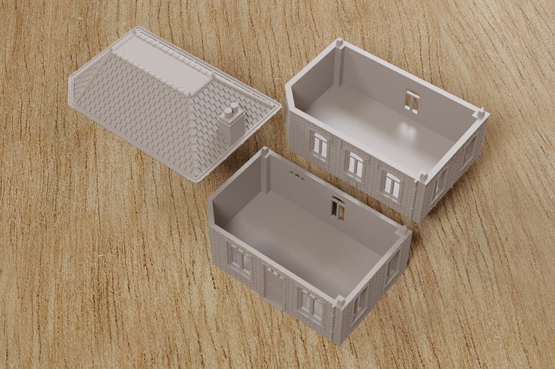 Vielsalm Cottage in den Ardennen – Ardennenoffensive – Digitaler Download (.STL-Datei) für den 3D-Druck