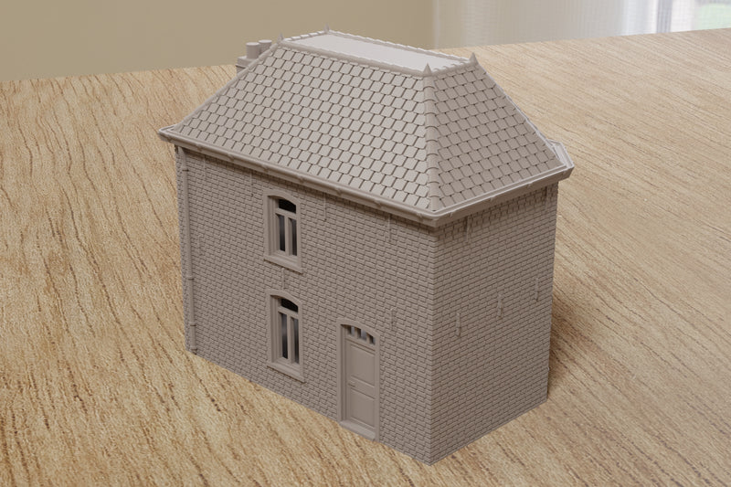 Vielsalm Cottage in den Ardennen – Ardennenoffensive – Digitaler Download (.STL-Datei) für den 3D-Druck