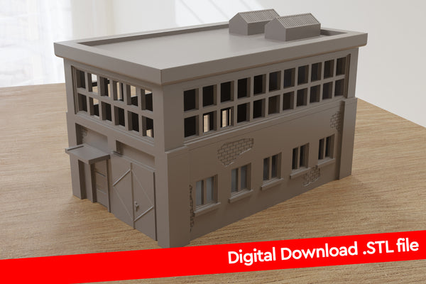 ZONA ALFA Factoy Hall - Digital Download .STL Files for 3D Printing