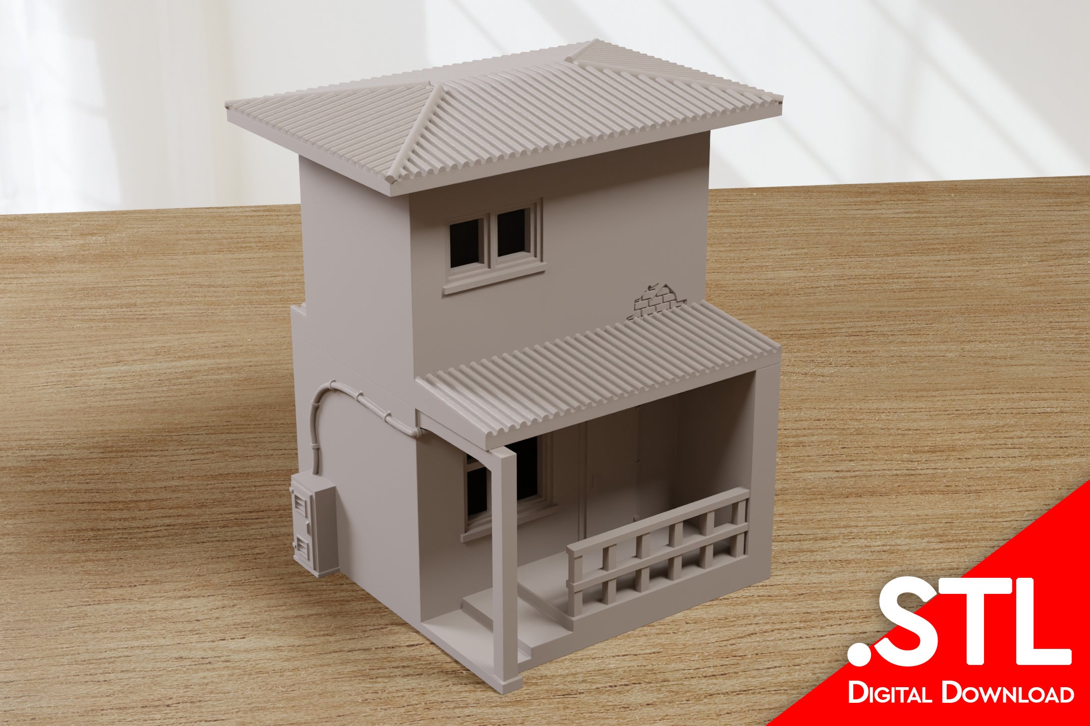 Soviet Guard House – Zona Alfa Wargaming Terrain - Digital Download .S