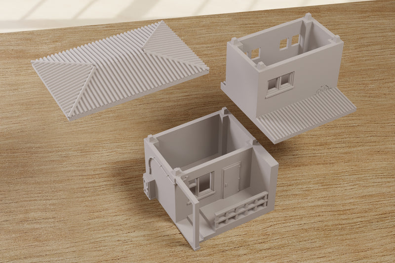 Soviet Guard House – Zona Alfa Wargaming Terrain - Digital Download .STL file for 3D Printing