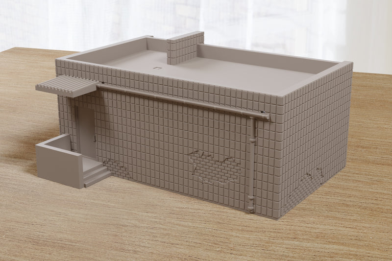 Soviet Small Pump Station Shop - Digital Download .STL Files for 3D Printing
